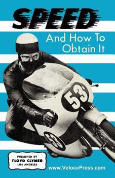 Paperback Speed and How to Obtain It Book