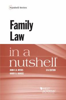 Paperback Family Law in a Nutshell (Nutshells) Book