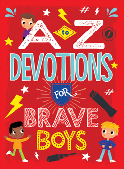 Paperback A to Z Devotions for Brave Boys Book