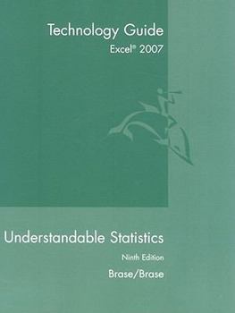 Paperback Excel 2007 Guide to Accompany Understandable Statistics Book