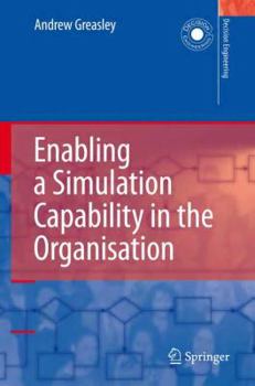 Paperback Enabling a Simulation Capability in the Organisation Book