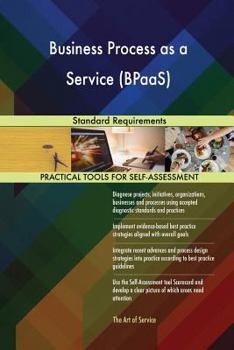 Paperback Business Process as a Service (BPaaS) Standard Requirements Book