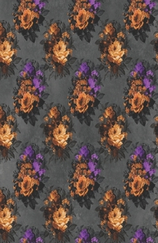 Dot Grid Journal Notebook : Halloween Floral - Bullet Planner Book - Dotted Grid - 5. 5 X 8. 5 120 Pg - DIY Weekly Spread - Organizer - Habit Tracker- Gift