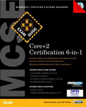Paperback MCSE Core Certification Exam Guide 6-in-1 (Exam Guides) Book
