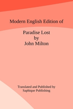 Paperback Modern English Edition of Paradise Lost by John Milton Book
