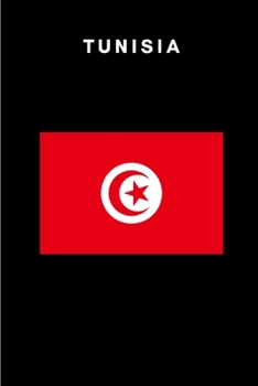 Paperback Tunisia: Country Flag A5 Notebook to write in with 120 pages Book