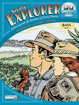 Paperback String Explorer, Bk 1: Bass, Book & Online Audio/Software Book