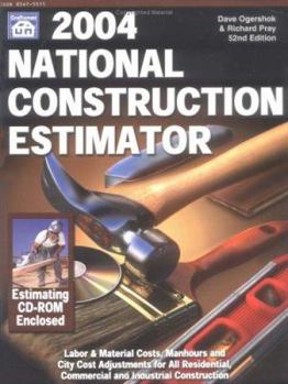 Paperback National Construction Estimator [With CDROM] Book