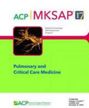 Paperback MKSAP (R) 17 Pulmonary and Critical Care Medicine Book