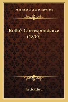 Paperback Rollo's Correspondence (1839) Book