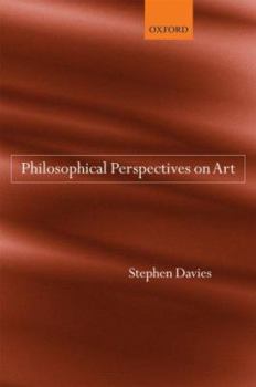 Hardcover Philosophical Perspectives on Art Book