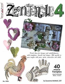 Paperback Zentangle 4: 40 More Tangles Book