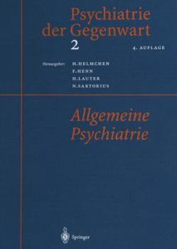 Paperback Psychiatrie Der Gegenwart 2: Allgemeine Psychiatrie [German] Book