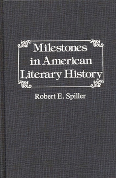 Hardcover Milestones in American Literary History. Book