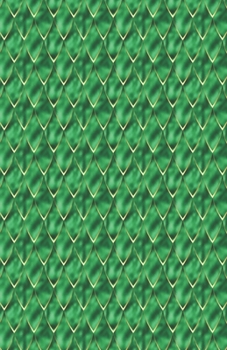 Dot Grid Journal Notebook : Green Dragonscale - Bullet Planner Book - Dotted Grid - 5. 5 X 8. 5 120 Pg - DIY Weekly Spread - Organizer - Habit Tracker- Gift