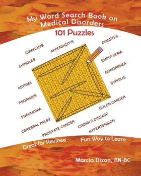 Paperback My Word Search Book on Medical Disorders Book