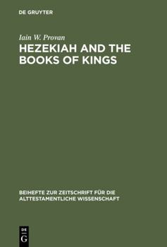 Hardcover Hezekiah and the Books of Kings Book