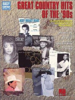 Paperback Great Country Hits of the '90s Book