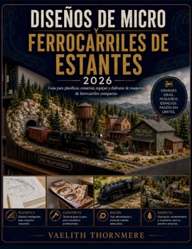 Paperback Diseños de Micro Y Ferrocarriles de Estantes: Guía para planificar, construir, equipar y disfrutar de maquetas de ferrocarriles compactas [Spanish] Book