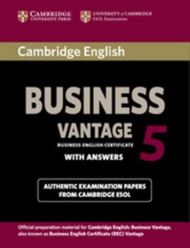 Paperback Cambridge English Business 5 Vantage Book