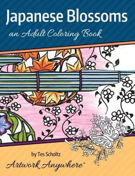 Paperback Japanese Blossoms: an Adult Coloring Book