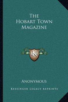 Paperback The Hobart Town Magazine Book