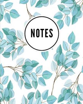 Paperback Notes: Floral Nature Watercolor (1) - Cute Writing Notebook For School, Home & Office - [Classic] Book