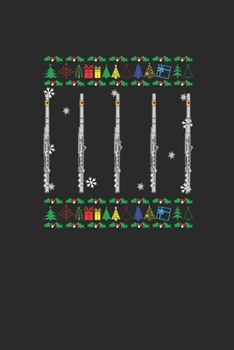 Christmas Flute: Blank Lined Notebook (6" x 9" - 120 pages) ~ Christmas Themed Notebook for Daily Journal, Diary, and Gift