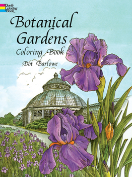 Paperback Botanical Gardens Coloring Book