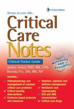 Spiral-bound Critical Care Notes: Clinical Pocket Guide Book