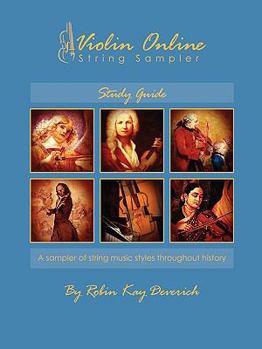 Paperback Violin Online String Sampler: Study Guide Book