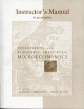 Paperback Experiments with Economic Principles: I Book