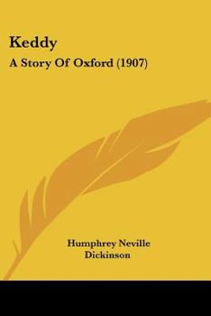 Paperback Keddy: A Story Of Oxford (1907) Book