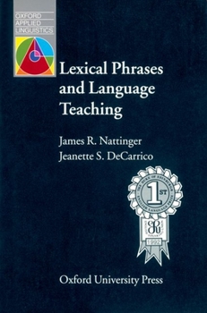 Paperback Lexical Phrases and Language Teaching Book