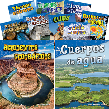 Paperback Let's Explore Earth & Space Science Grades 2-3 Spanish, 10-Book Set [Spanish] Book