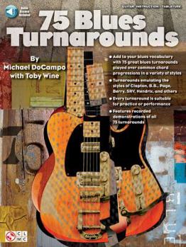 Paperback 75 Blues Turnarounds Book/Online Audio [With CD (Audio)] Book