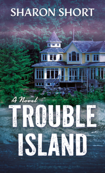 Library Binding Trouble Island [Large Print] Book