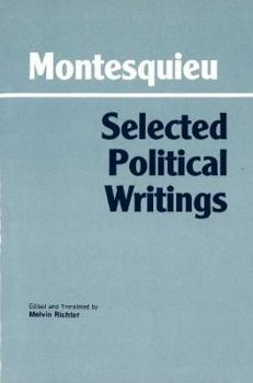 Paperback Montesquieu: Selected Political Writings Book