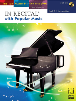 Paperback In Recital(r) with Popular Music, Book 5 Book