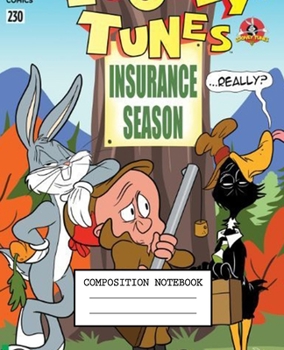 Composition Notebook: Looney Tunes Soft Glossy Cover Wide Ruled Lined Pages Book 7.5 x 9.25 Inches 110 Pages