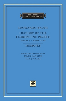 Hardcover History of the Florentine People [Latin] Book