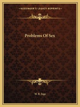 Paperback Problems Of Sex Book