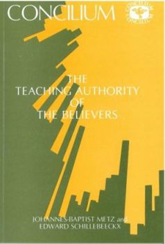 Paperback Concilium 180: The Teaching Authority of Believers Book