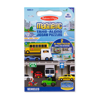 Misc. Take Along Magnetic Jigsaw Puzzles - Vehicles Book