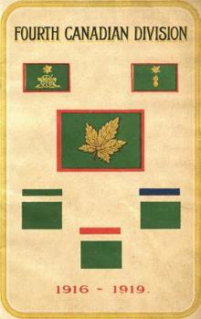 Paperback Fourth Canadian Division 1916-1919 Book