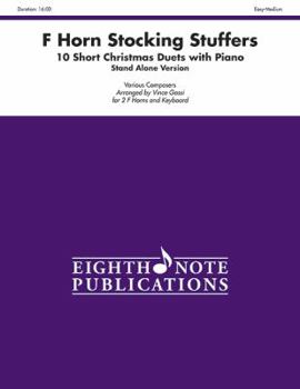 Paperback Stocking Stuffers (Stand Alone Version): 10 Short Christmas Duets with Piano, Part(s) Book