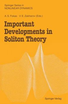 Paperback Important Developments in Soliton Theory Book