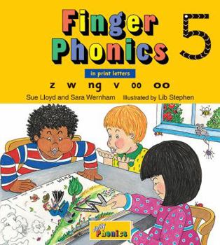 Board book Finger Phonics Book 5: In Print Letters (American English Edition) Book