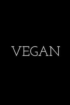 Paperback Vegan: simple notebook Book