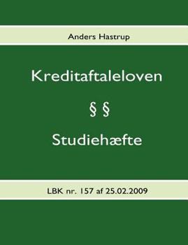 Paperback Kreditaftaleloven - Studiehæfte [Danish] Book